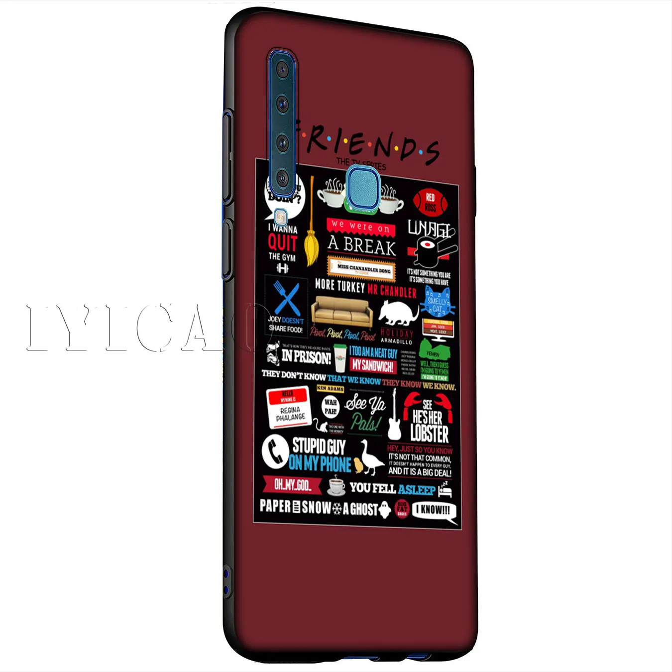 IYICAO ДРУЗЬЯ Сезон ТВ любовь Мягкий силиконовый чехол для samsung Galaxy A6 плюс A9 A8 A7 2018 A3 A5
