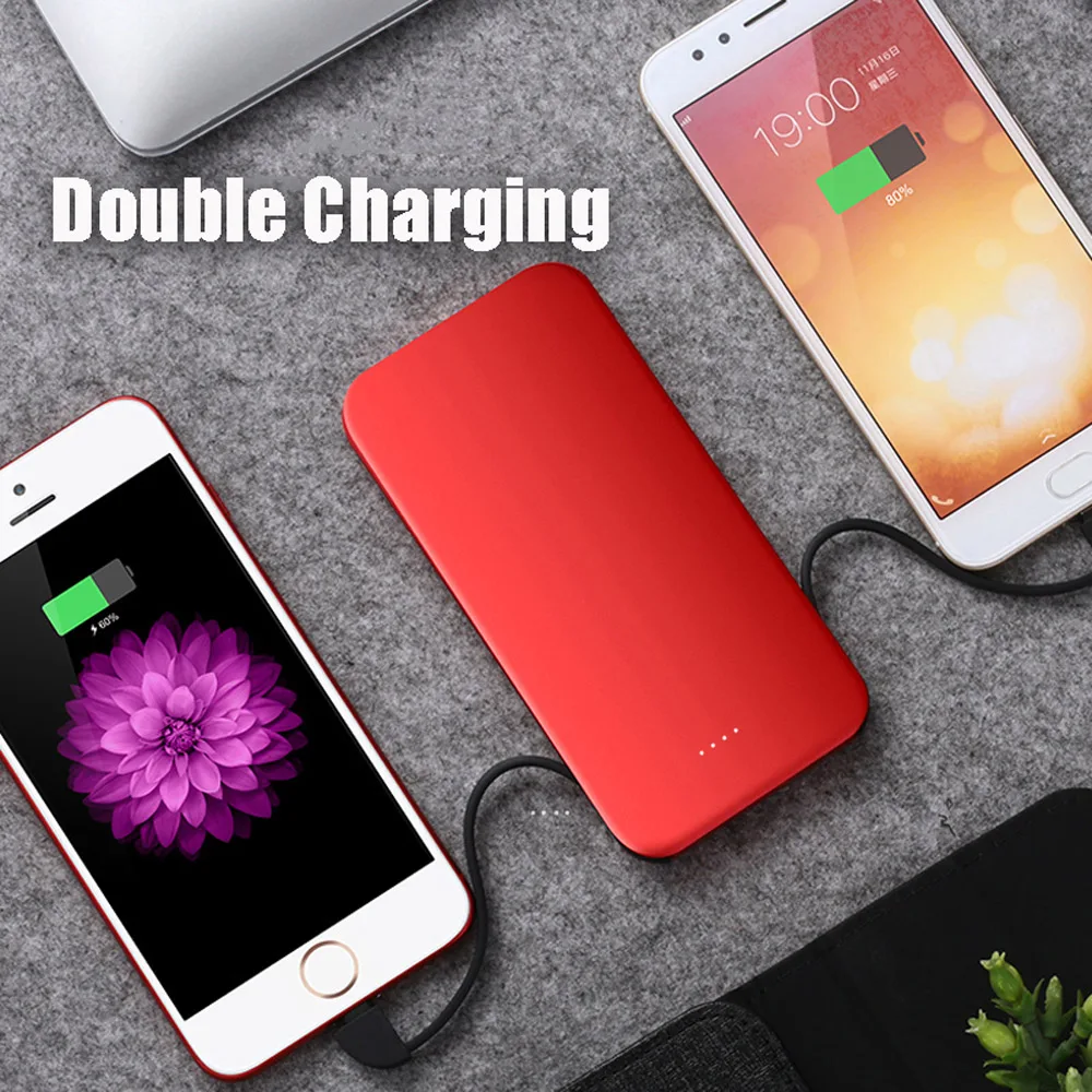 Tollcuudda 20000 мАч повербанк телефон зарядное устройство PowerBank питания портативный