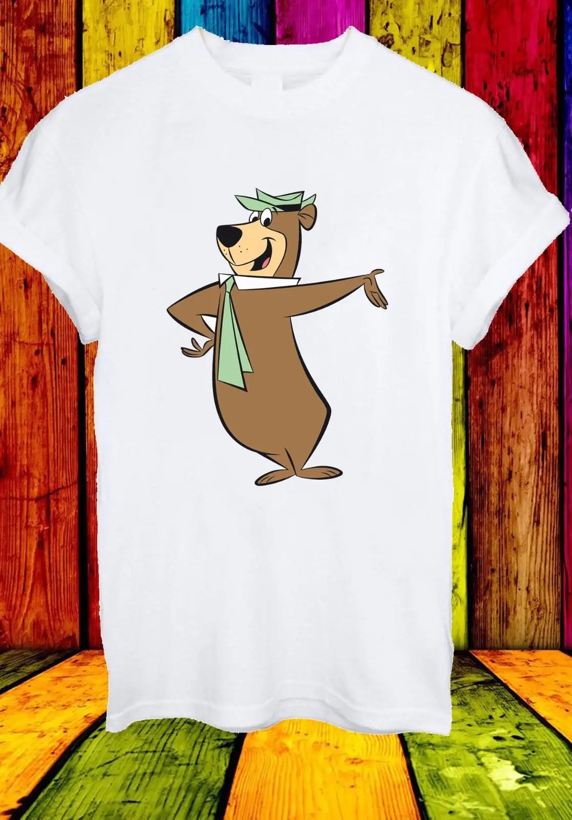 Yogi медведь мультфильм характер Boo-Boo Cindy Ranger мужчины женщины унисекс футболка 704