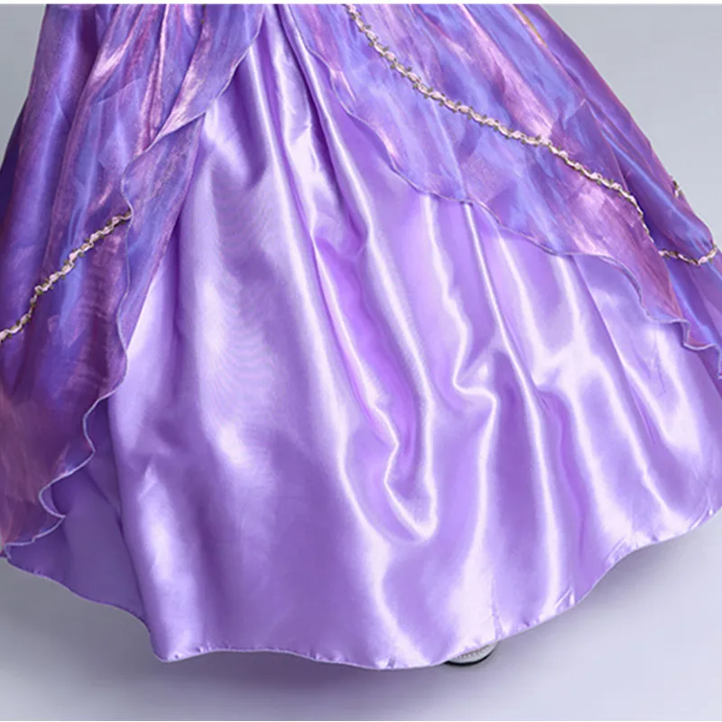 Платье принцессы для девочек Детский костюм косплея одежда на Хэллоуин и