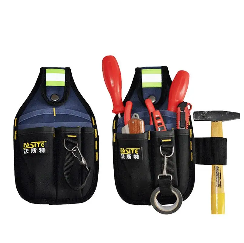 Малый Размеры 3-карман Профессиональный электрик инструмент ремень мешок