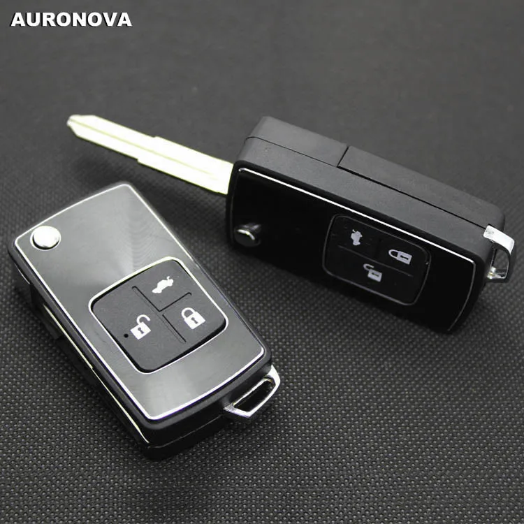 AURONOVA новый обновленный Складной Корпус ключа из нержавеющей стали для Buick Excelle