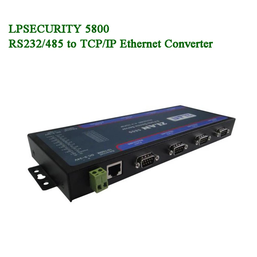 ZLAN5800 8 ports Multi Serial device server RS232 RS485 to TCP/IP Ethernet converter extension Cascade RJ45 multi-serial | Безопасность