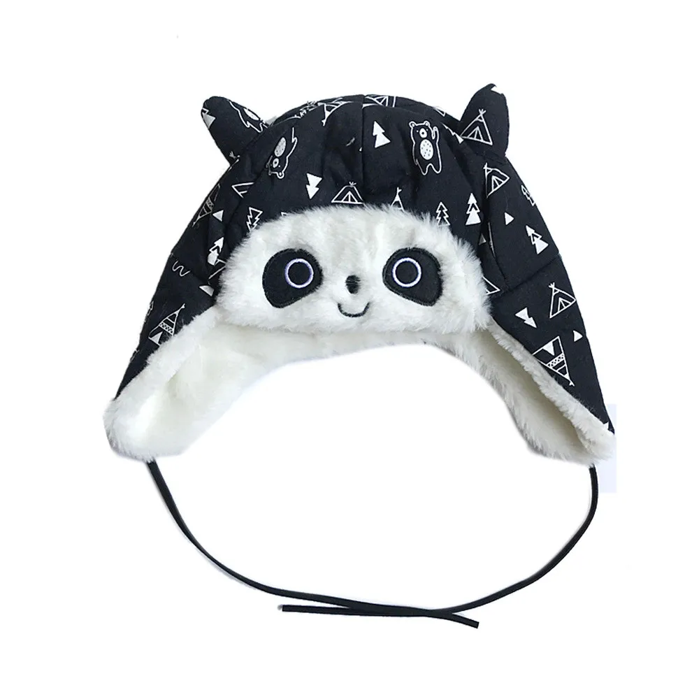 Muqgew 2020 New Arrival Baby Girls Boy Toddler Kids Girl Panda Beanie Winter Warm Hat Cap High Quality Soft Cute | Детская одежда и