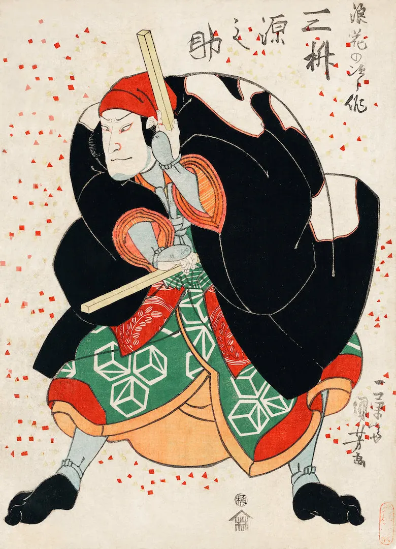 Винтажные художественные постеры Utagawa Kuniyoshi Ukiyo e Hero of the Suikoden классические картины