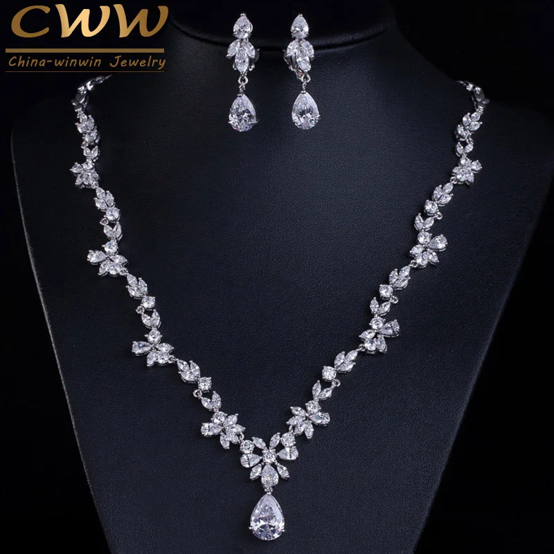 CWWZircons 2020 новый свадебный костюм аксессуары кубический циркон кристалл свадебные