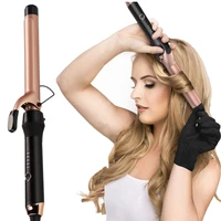 curling tongs 25mm ceramic tourmaline hair curlers large barrel curling tong with 4 heat setting 220%e2%84%83 curling wand