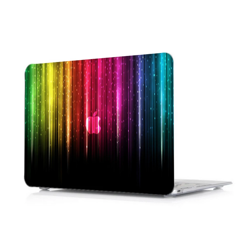 Чехол для планшета чехол ноутбука с цветным принтом Жесткий нового Apple Macbook Air 11 13