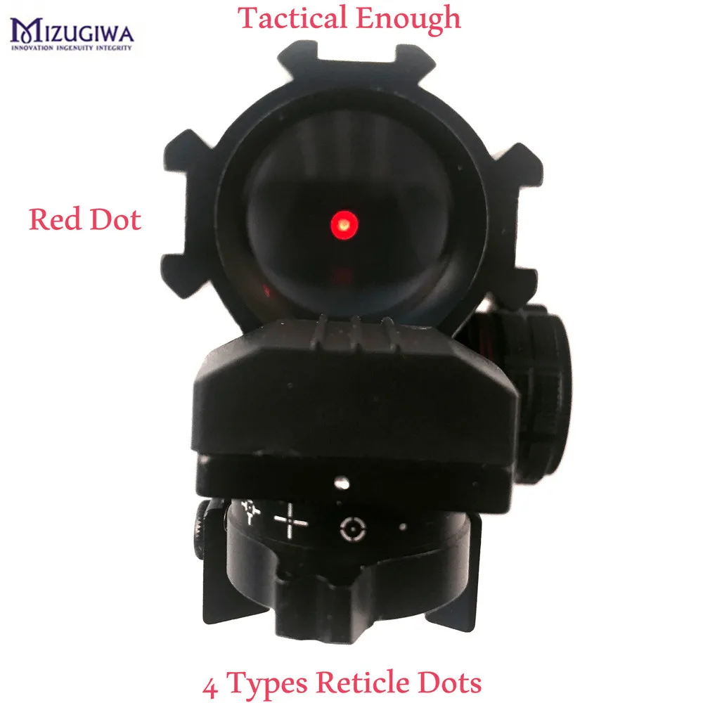 Голографическая 4 сеточки освещения Тактический красный и зеленый горошек