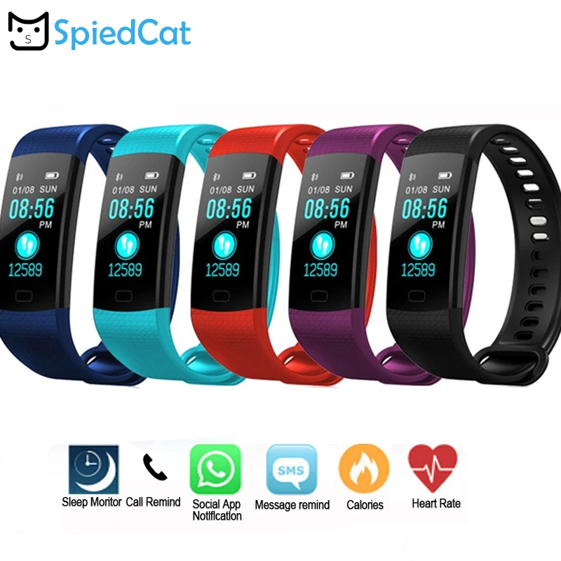 Smart Водонепроницаемый часы Цвет Экран браслет Heart Rate спортивной деятельности