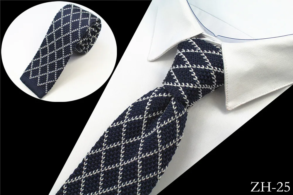 Новый модный мужской вязаный галстук GUSLESON тонкий дизайнерский галстук|necktie for