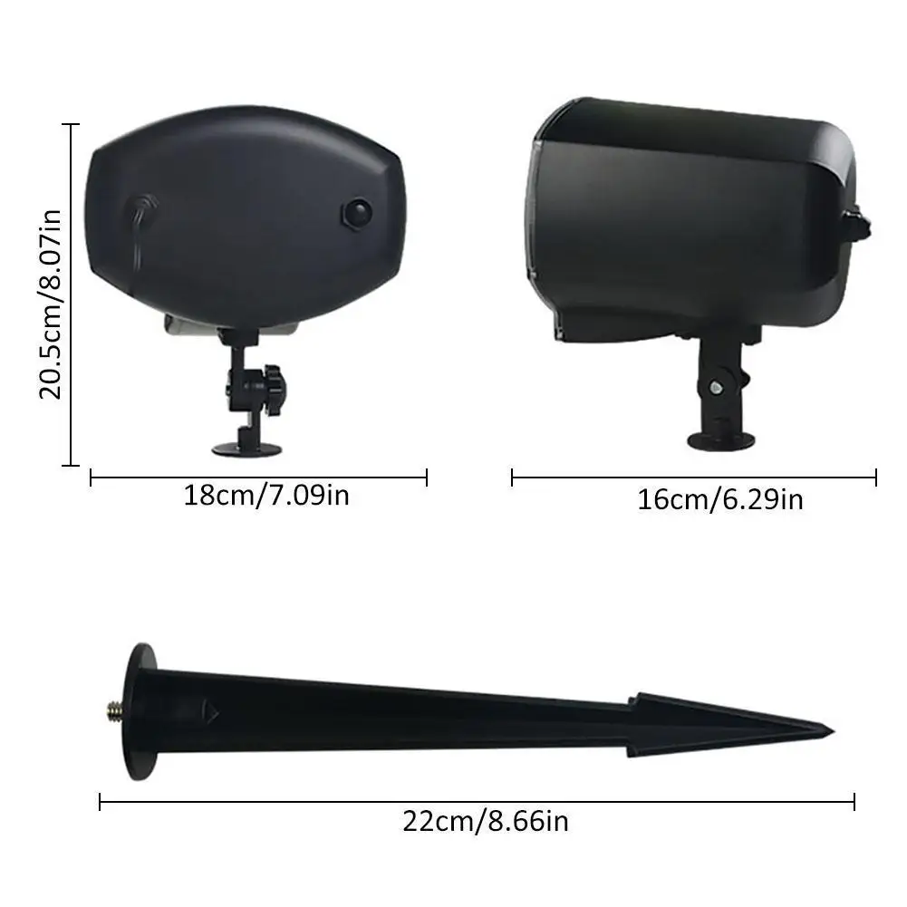 LED наружный пульт дистанционного управления Водонепроницаемая Снежинка лампа