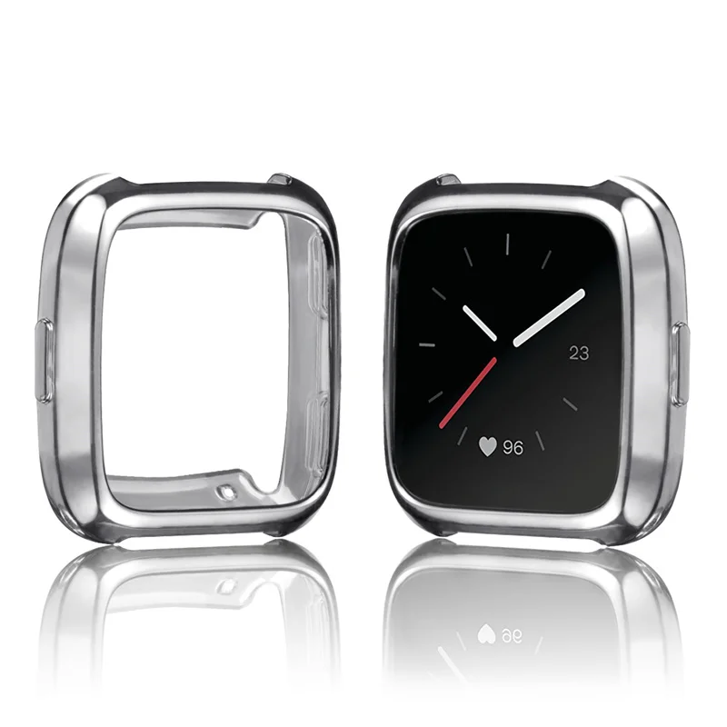 2 Полный Чехол Для Fitbit Versa покрытие+ ТПУ защитный силиконовый чехол Полный экран протектор для Fitbit Versa чехол 61014 - Цвет: 2