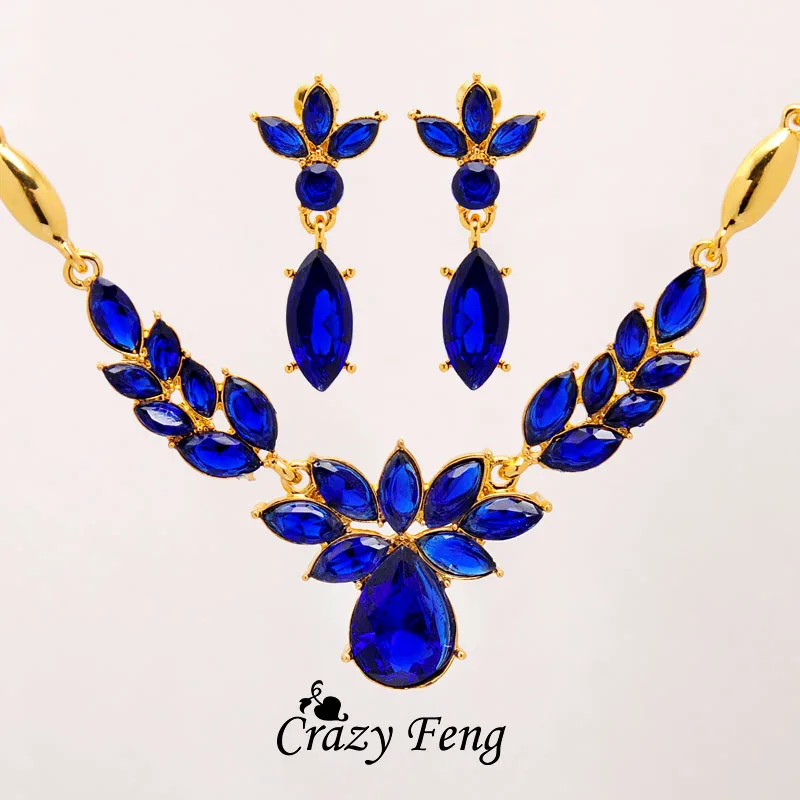 Женский комплект ювелирных изделий в форме цветка золотого цвета s 3 подвеска со