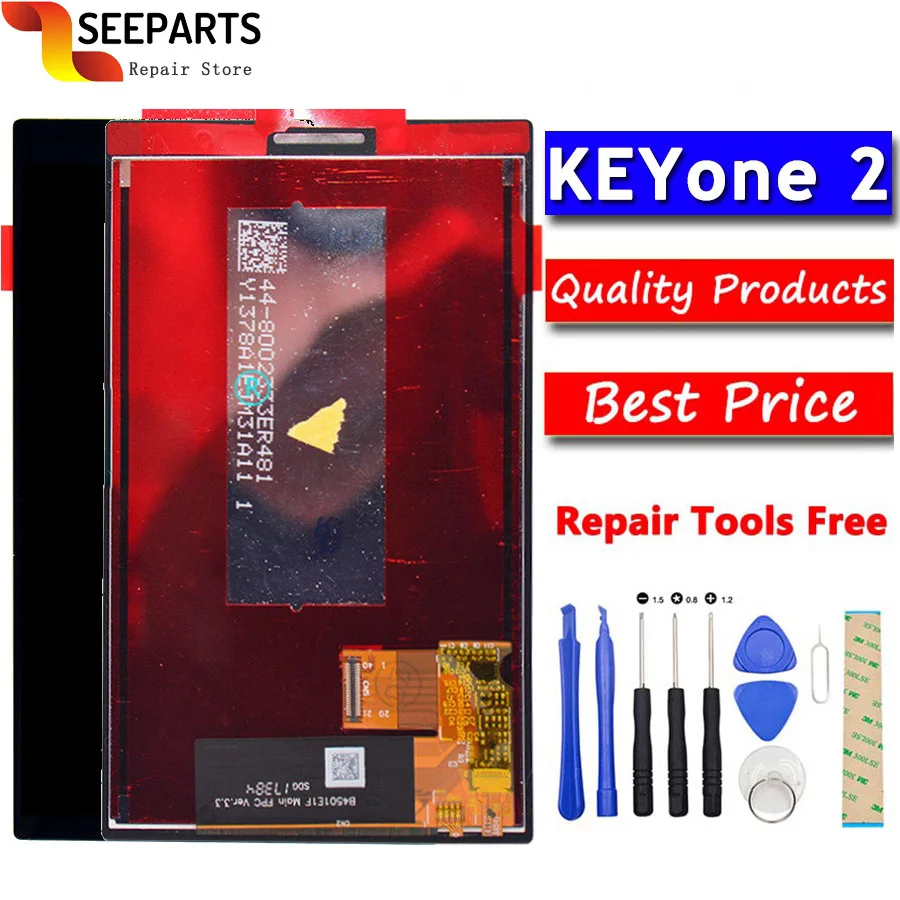 

100% Tested NEW Display For 4.5" BlackBerry KEYone 2 LCD Key2 Display 1620x1080 Pantalla Replacement For BlackBerry Keytwo LCD