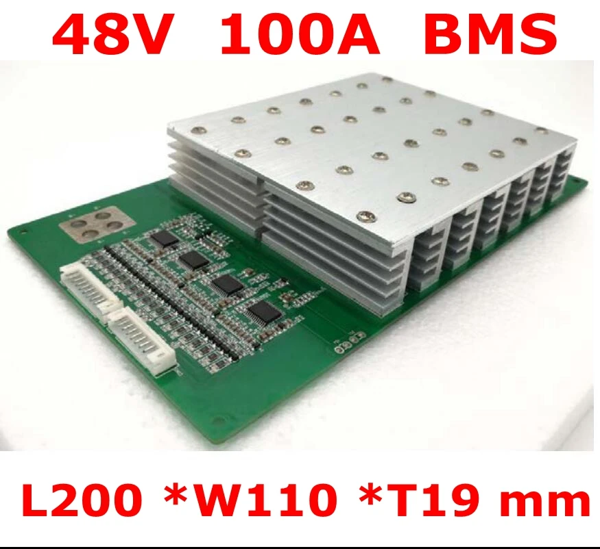 Печатная плата 13S 48 в 100 А BMS PCM для литий ионных аккумуляторных батарей