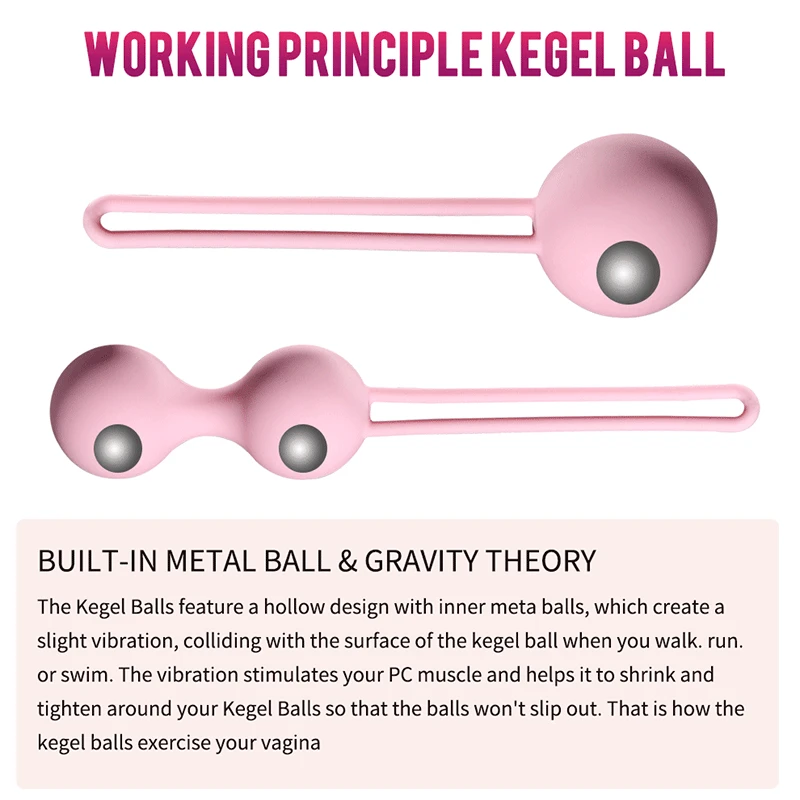 Силиконовые Умные стальные шариковые шарики Kegel Ben Wa kegel тренажер для мышц