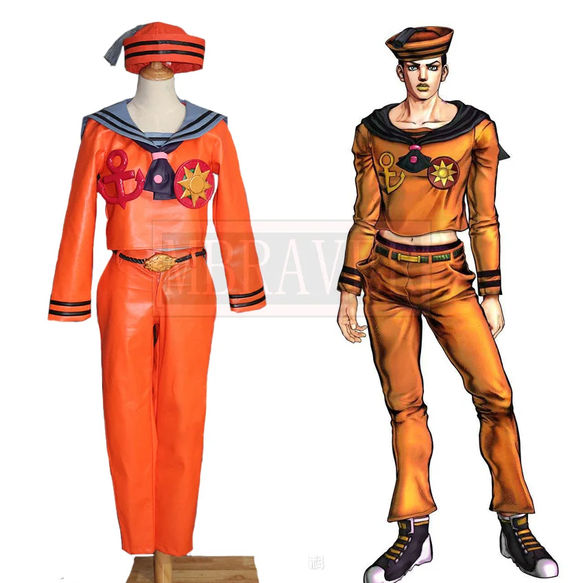 Приключения Джоджо Higashikata Josuke Костюм на карнавал или Хэллоуин вечерние аниме