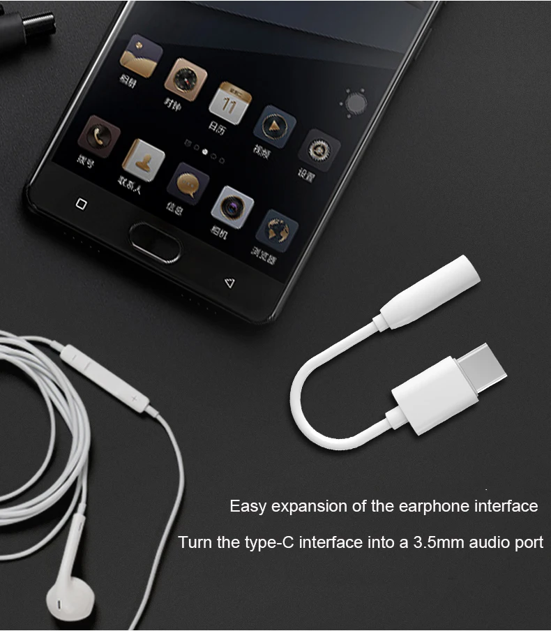 USB Type C на 3 5 мм разъем Aux адаптер для наушников 1 Type-C папа аудио кабель Женский