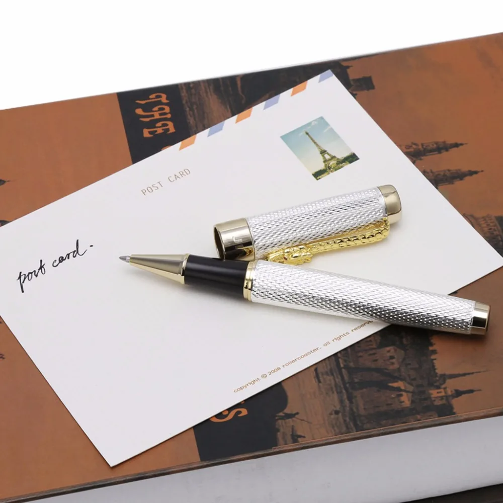 Классический Jinhao 1200 полный Ролик Шариковая ручка Дракон Клип | Канцтовары для