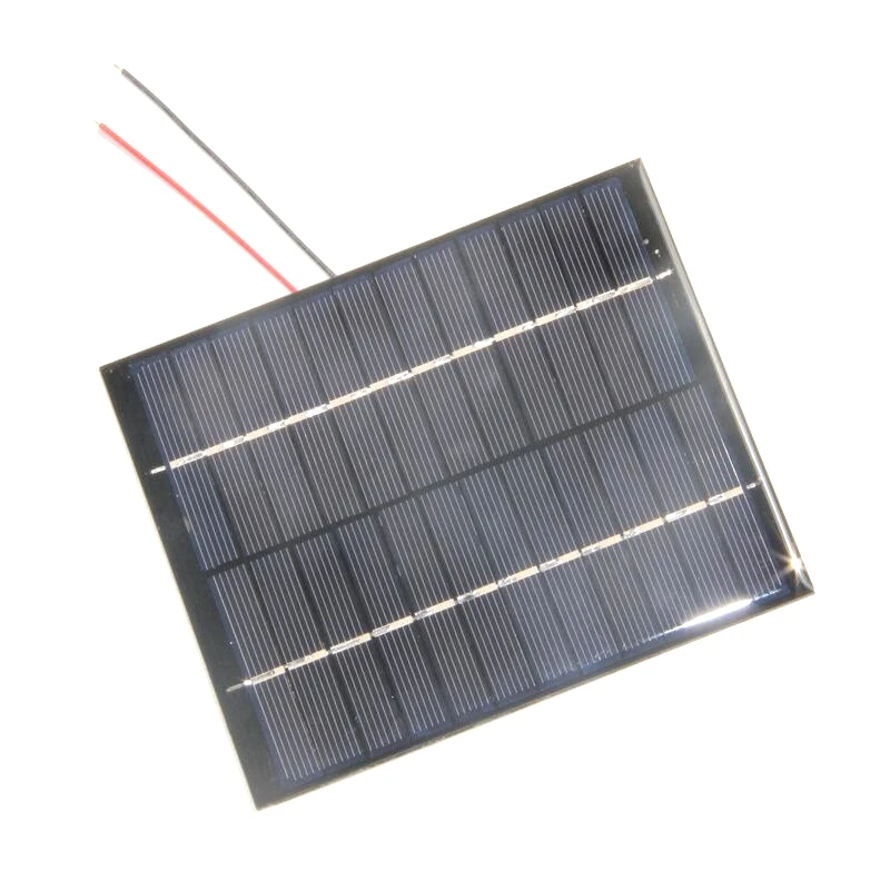 

BUHESHUI 12V 2W 160mA Polycrystalline silicon Mini Solar Panel module Cell With Cable Wire For Charger DC Battery DIY 136x110mm