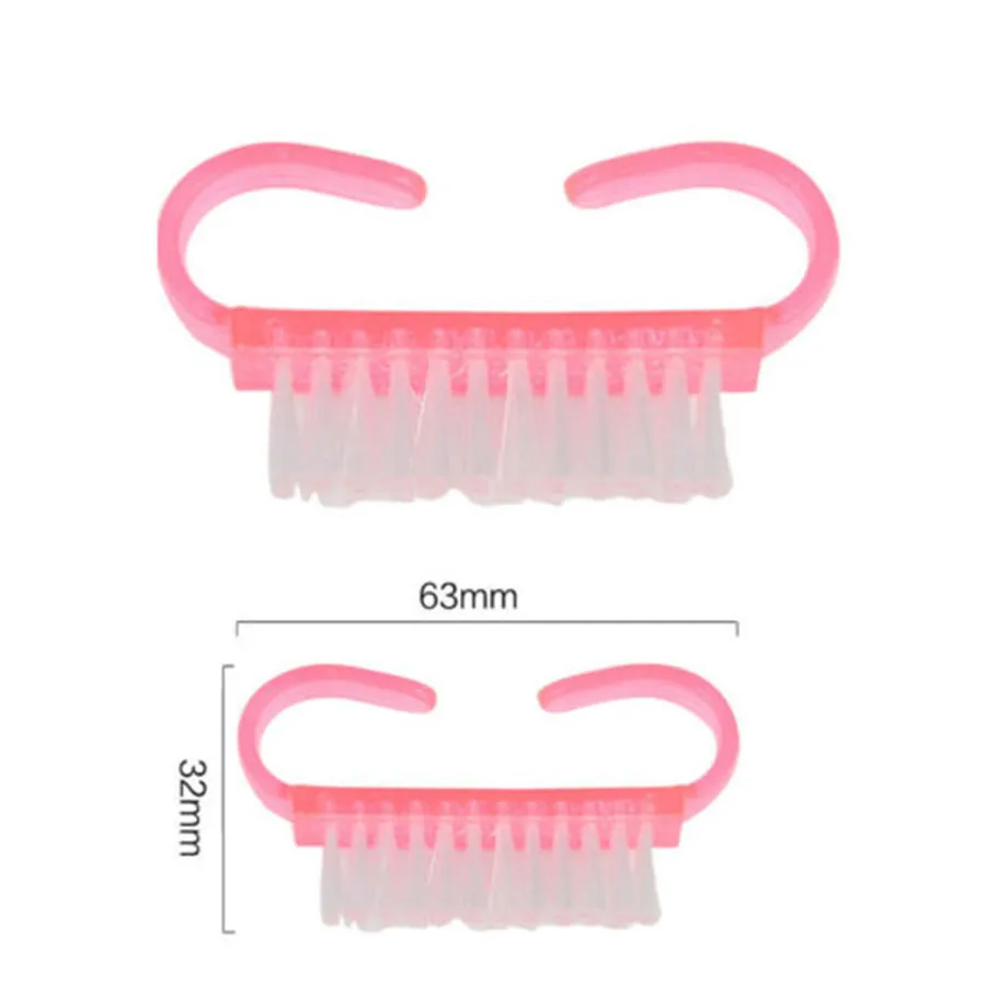 2019 новый стиль ногтей пластиковая Чистящая жесткая щетка для удаления пыли