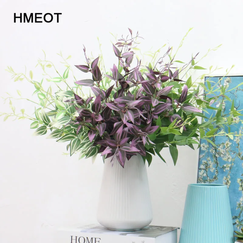 55 см искусственная ива листья зеленые искусственные растения DIY искусственный