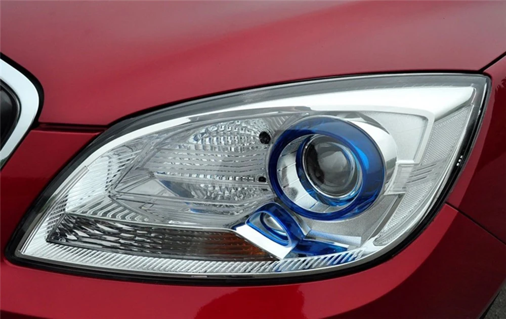 Для Buick, Excell Gt седан 2009 2010 2011 2012 2013 фары автомобиля фары прозрачные линзы автомобильный брелок крышка