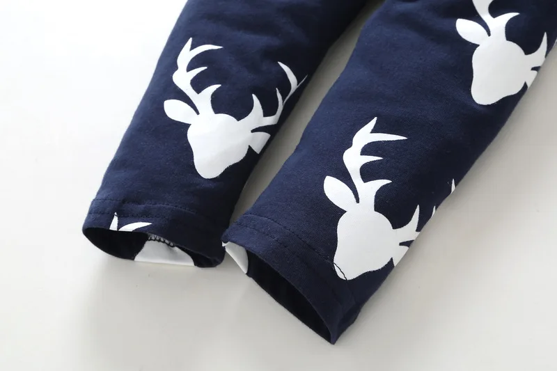 Newborn Baby Boy Clothes Set New letter Summer Cotton T-shirt + deer Pants +Hat Infant Toddle Clothing OutfitS 3Pcs |