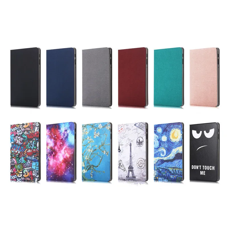 Тонкий окрашенный чехол из искусственной кожи для Samsung galaxy Tab A A2 10 5 2018 SM-T590 T595 T597