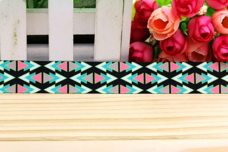 7/8 ''Бесплатная доставка ацтекская лента с принтом корсажная головной убор