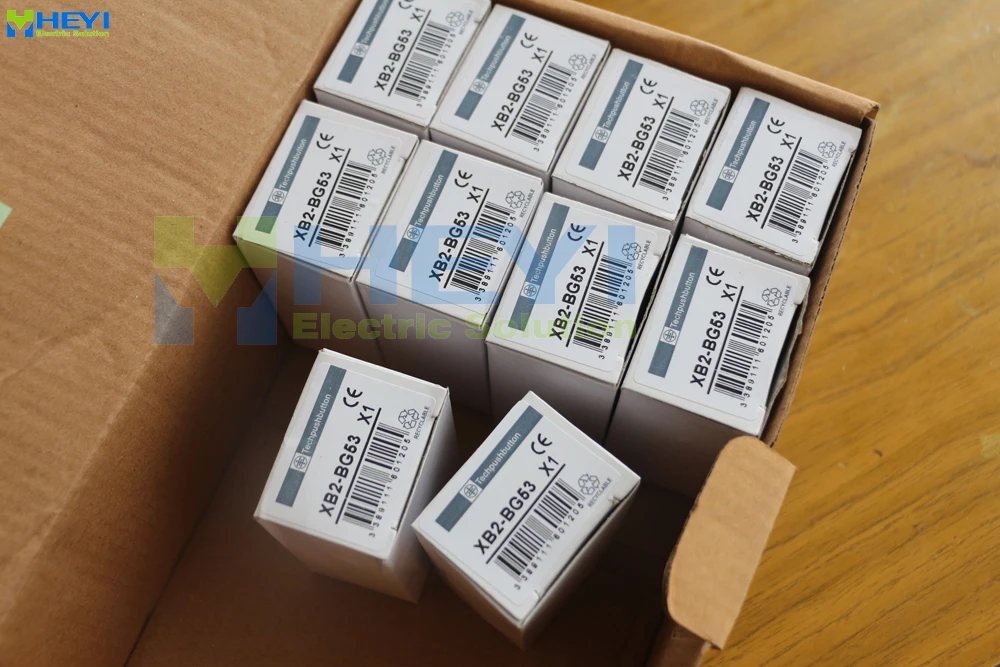 Микропереключатель XB2-BG53 NO + NO, электрический переключатель, 3-позиционный с кнопкой, пружинный возвратный переключатель (art.: 734472b3) - 734472b3