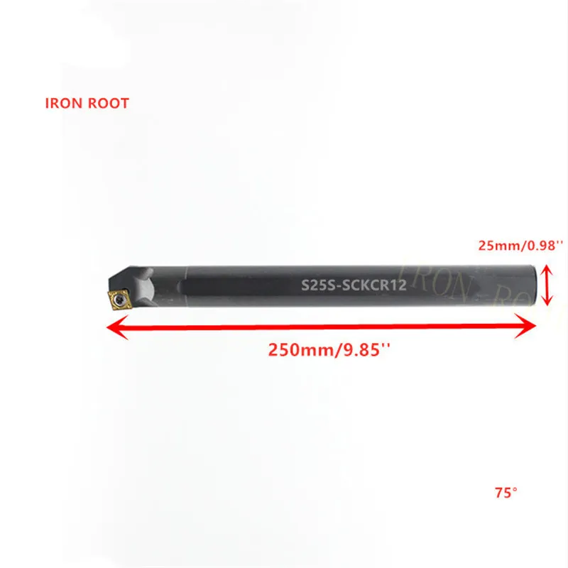 S20R/S25S/S32T-SCKCR12/SCKCL12 токарный станок с ЧПУ внутренний токарный инструмент держатель расточной стержень для CCMT12 вставки