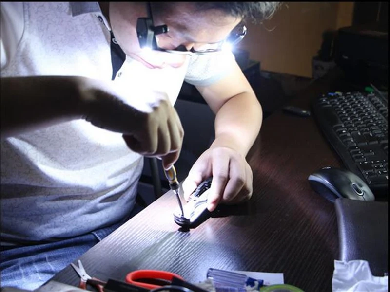 2 шт. универсальные портативные гибкие светодиодные лампы для чтения|led eyeglass clip|clip