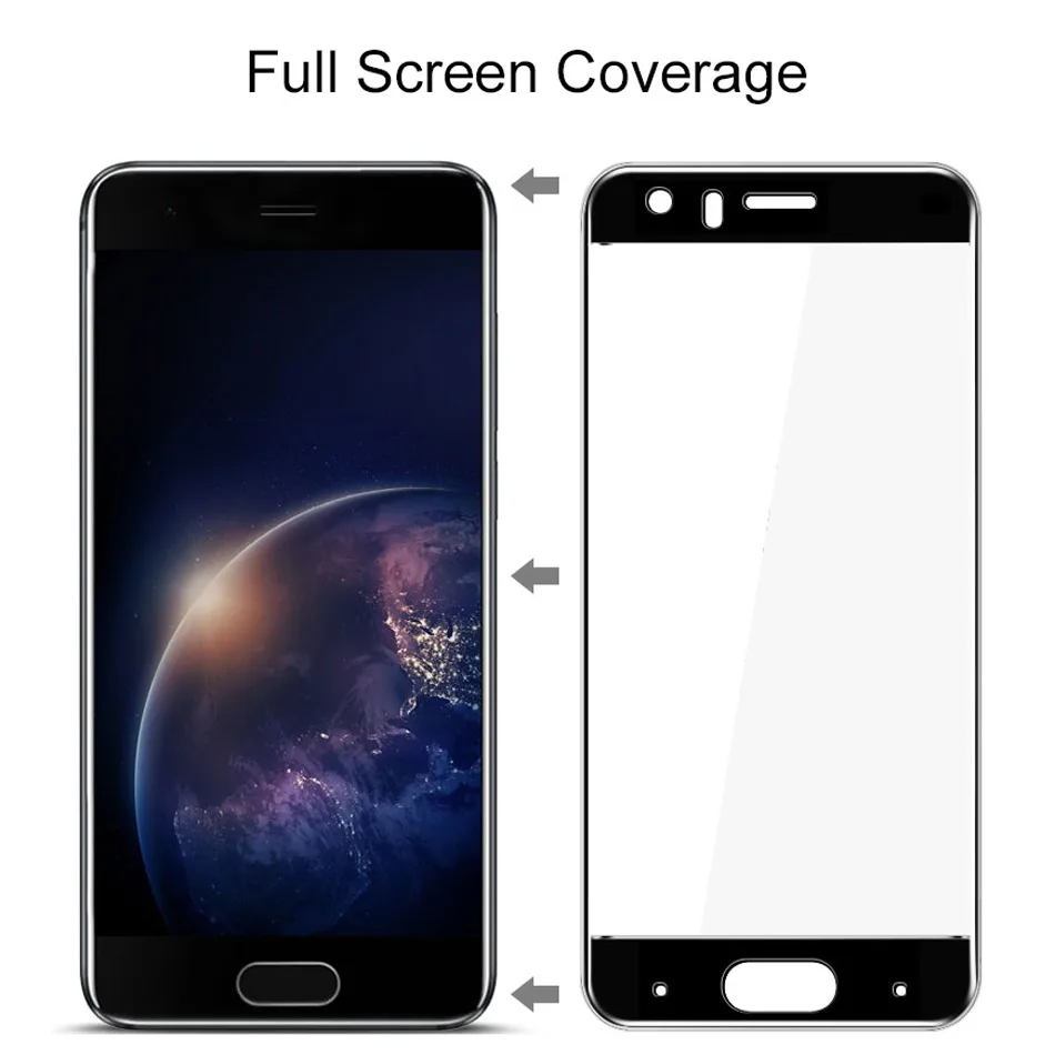 Полноэкранная защитная пленка на стекло для Huawei Honor 9 Lite с защитой от царапин