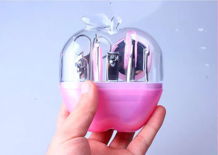 8 шт. набор инструментов для маникюра в форме яблока|set pedicure|manicure set pedicurekit nail |