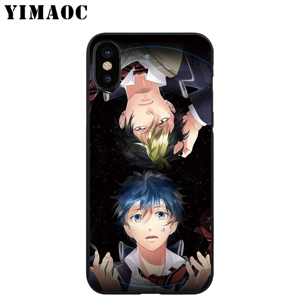YIMAOC Blue Exorcist Anime Soft TPU Black Silicone Case for iPhone X or 10 8 7 6 6S Plus 5 5S SE Xr Xs Max |