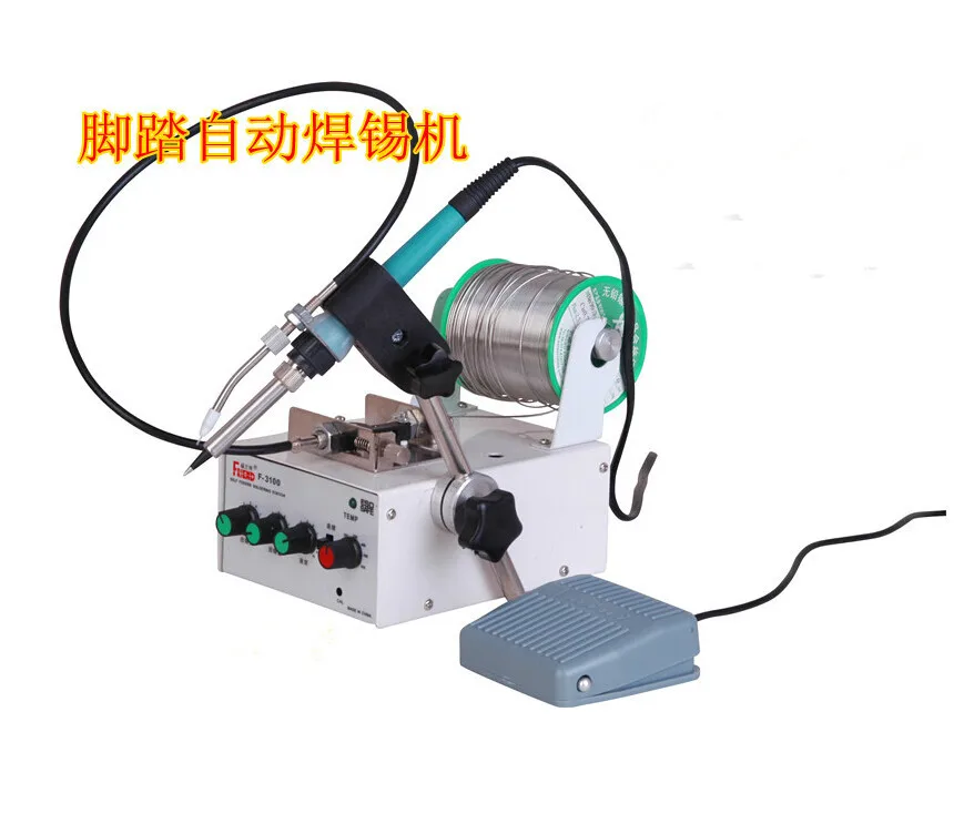 Automatic Soldering Iron Machine Tin Feeding Constant Temperature Pedal Fixed Type | Инструменты