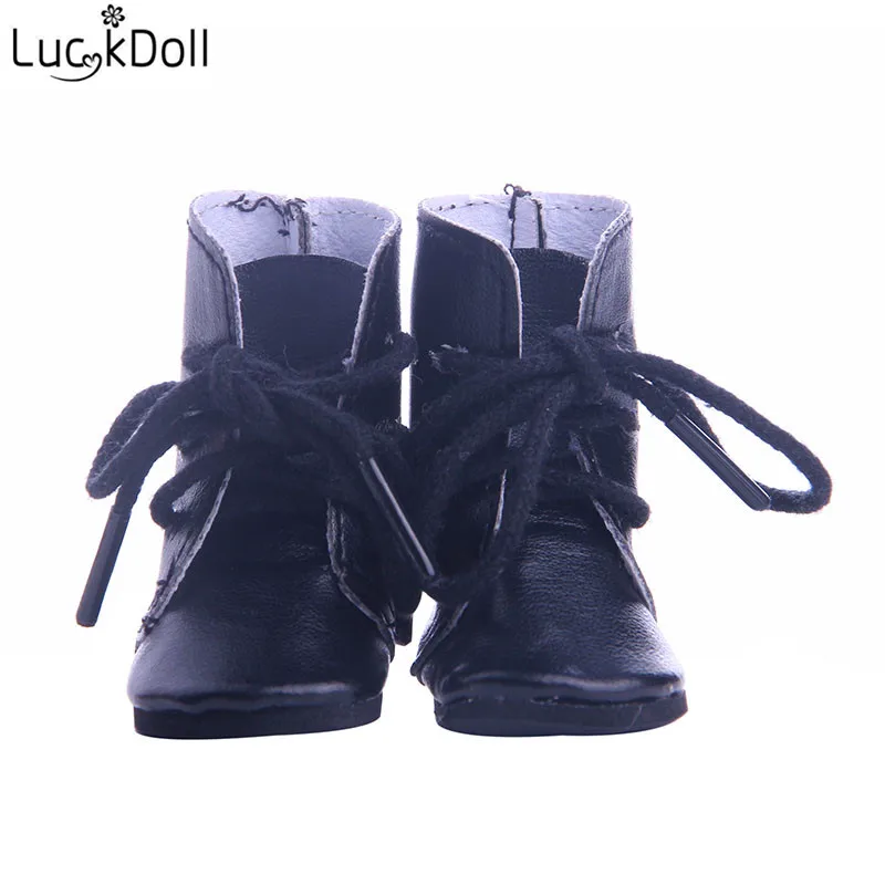 LUCKDOLL однотонные тканевые сапоги для 14,5 дюймовых кукол, аксессуары для девочек, игрушки, поколение, подарок на день рождения - Цвет: n1317