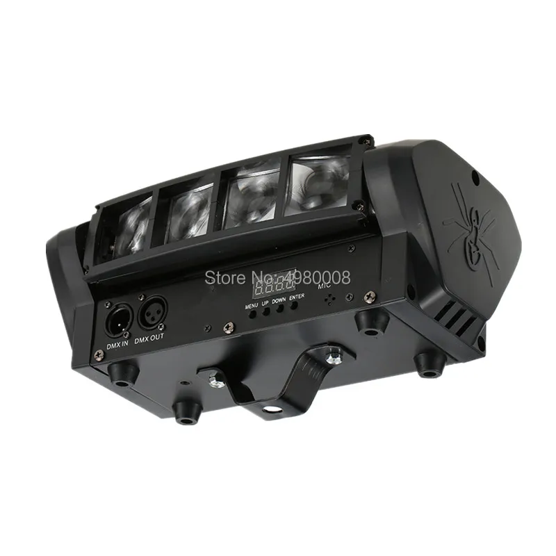 СВЕТОДИОДНЫЙ 8X10 Вт мини-паук светильник RGBW свет луча паука DMX512 светодиодный движущийся головной Луч эффект сценический светильник ing Disco Club Вечерние светодиодный светильник