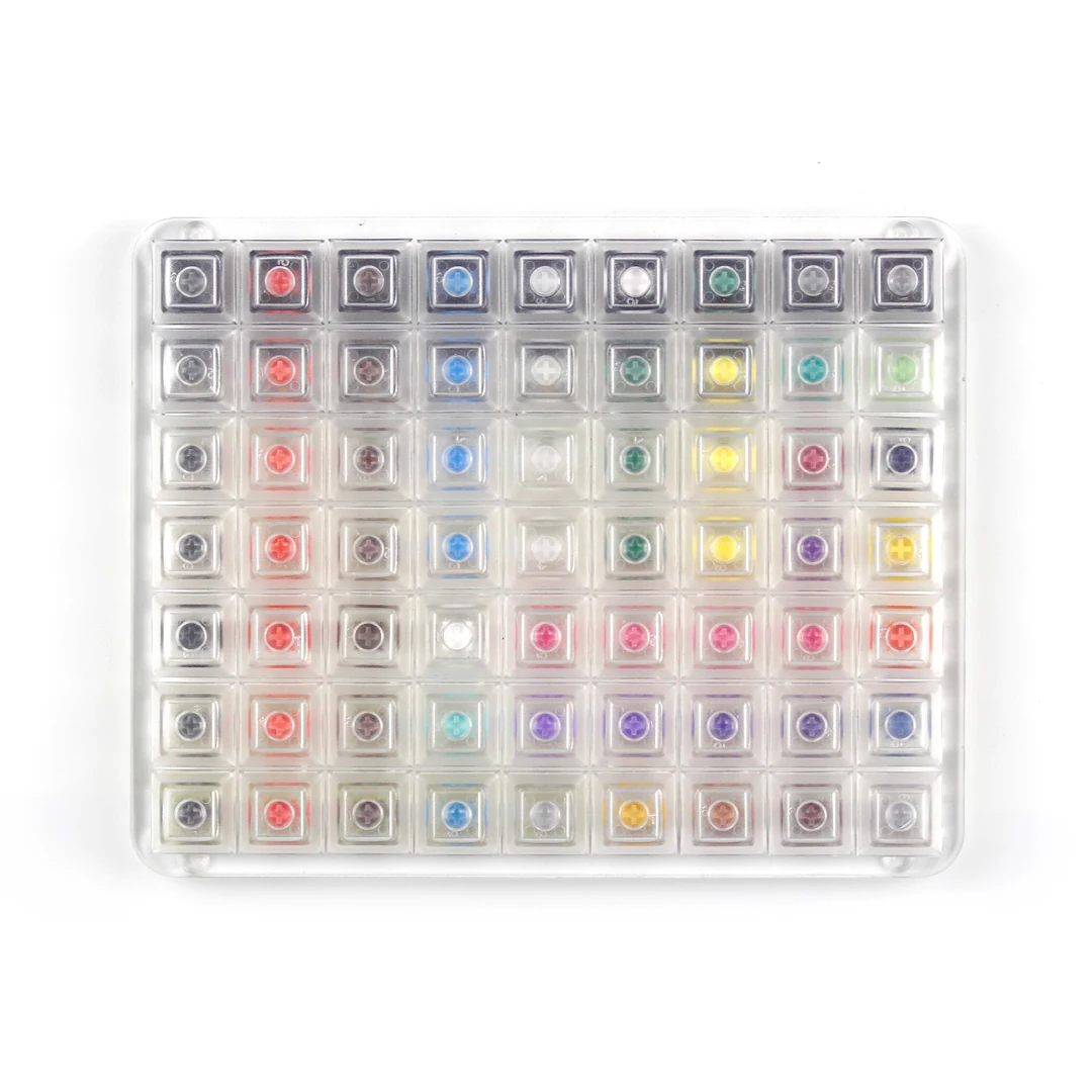 KBDfans механическая клавиатура Super Swithes тестер 63 переключателя все в
