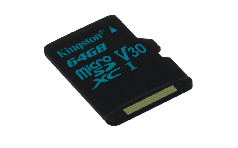Kingston Technology Canvas Go! 64 ГБ MicroSDXC класс 10 UHS-I 90 Мб/с 45 МБ/с | Компьютеры и офис