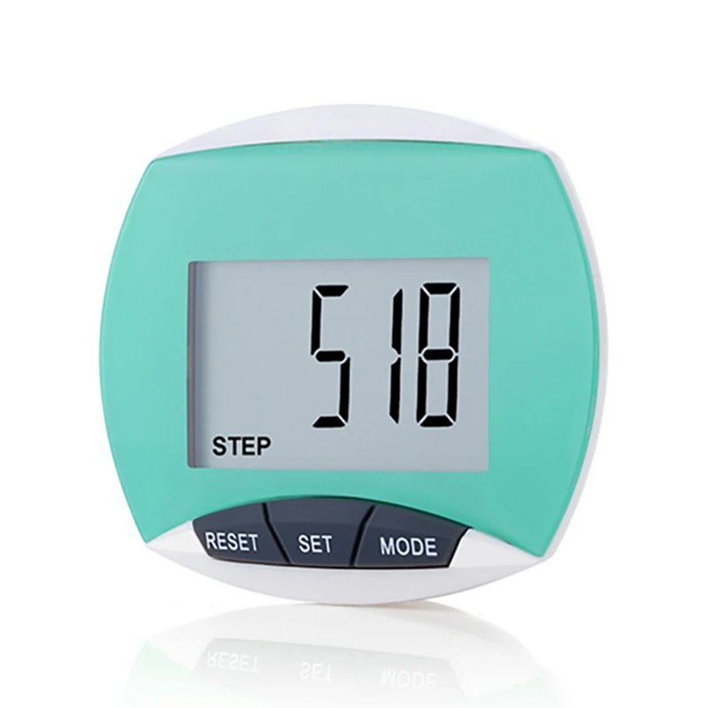 Fitness Digital Pedometer Waterproof Portable Digital Pedometer Step Movement Calories Counter for Running Walking Outddor Sport