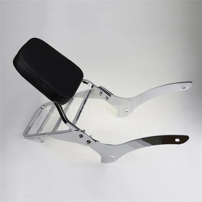 Хромированная задняя спинка пассажира мотоцикла Sissy Bar + багажная стойка для 2000-2011
