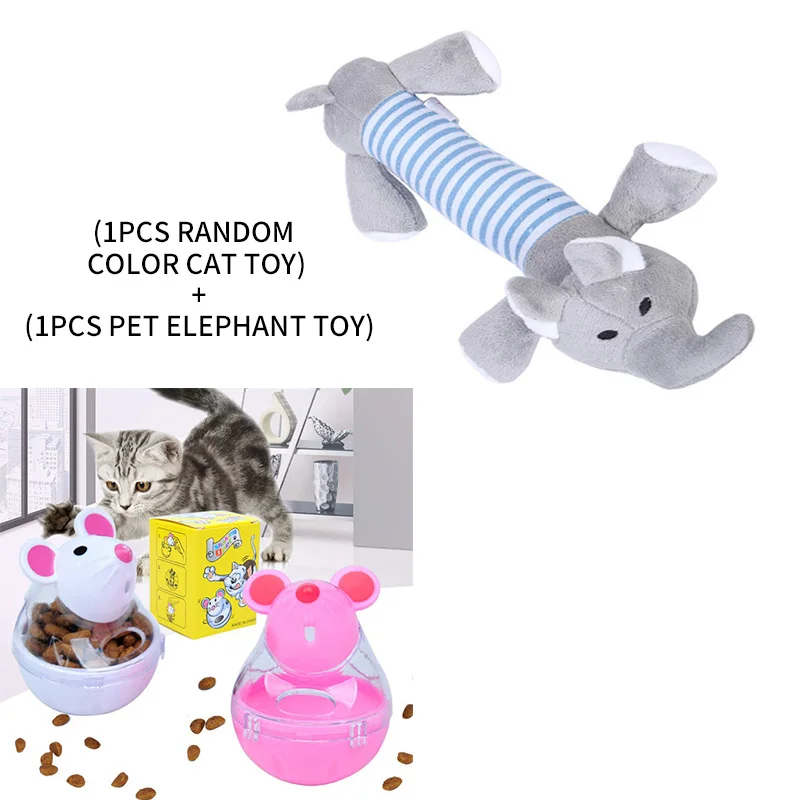 10 YVYOO игрушка для кошек Забавный стакан игрушка-кормушка мышь утечка мячи для животных развивающие игрушки устройство для утечки животных забавная кошачья интерактивная игрушка - Color: 10