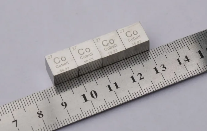 

The metal cobalt cycle phenotype side length of the cube weighs about 8.9g 10mm Co = 99.96%