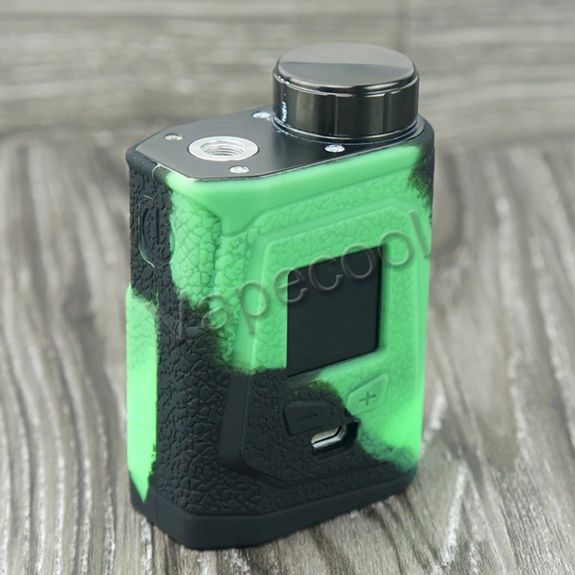 2 шт IJOY CAPO 100 мод силиконовый чехол-накладка с наклейкой на кожу, нескользящий толстый чехол для Vape mod CAPO 100 w 21700 mod Shield