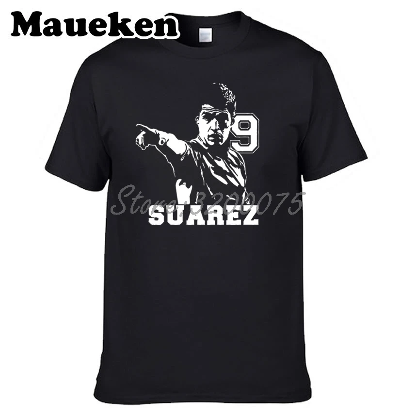 Мужская футболка с 9 звездами Luis Suarez для мужчин подарок фанатов из Uruguay круглым