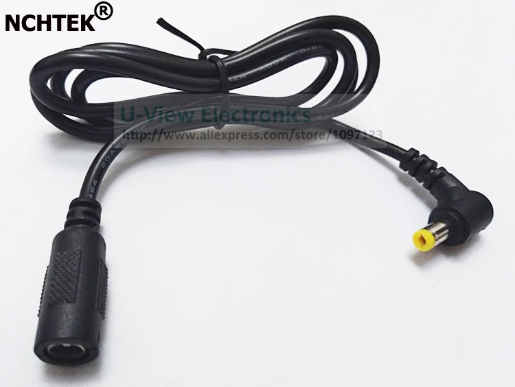 NCHTEK CCTV 90 градусов угловой DC 5 5*2 1 мм штекер гнездо Удлинительный кабель