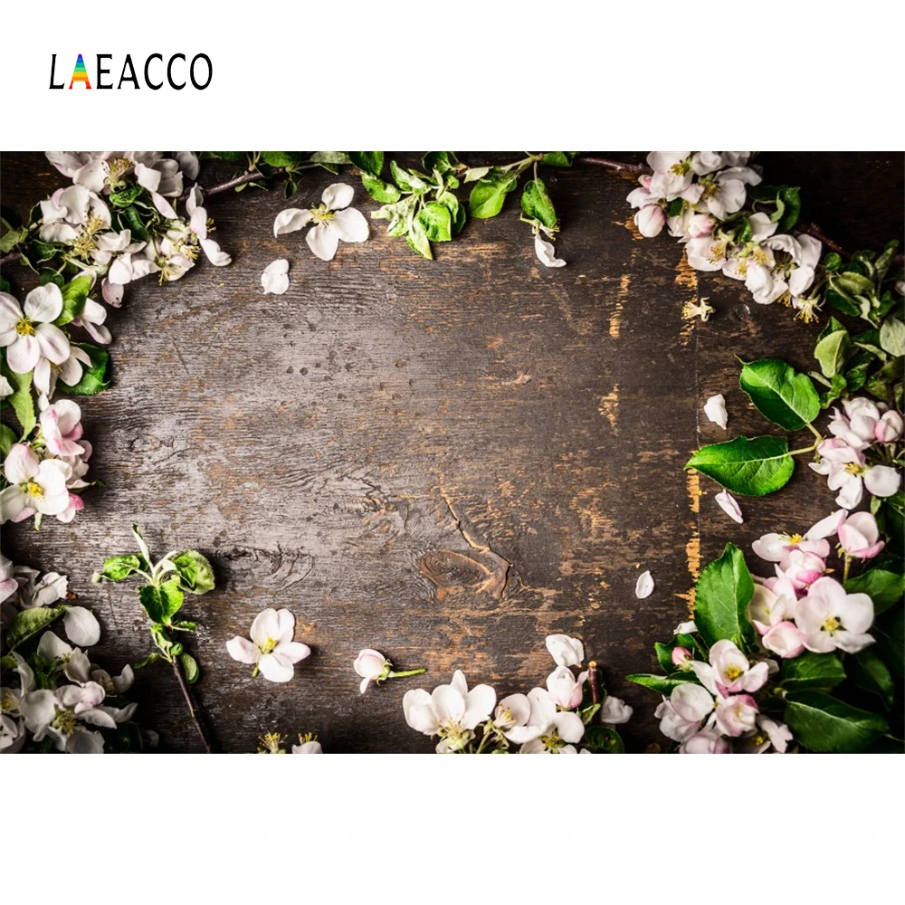 Фотофон с деревянной доской Laeacco фон для фотостудии изображением портретных